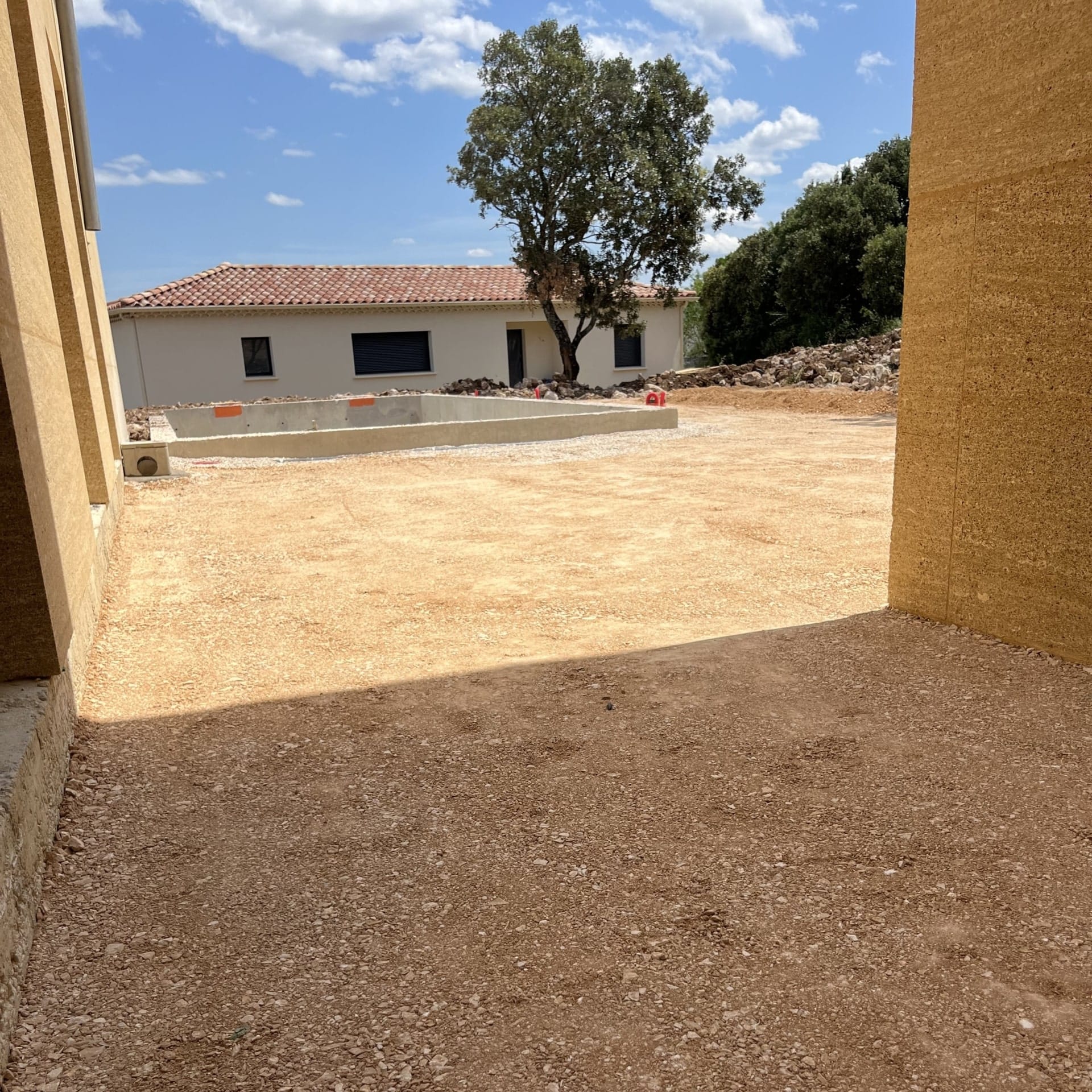 Finition terrassement voirie